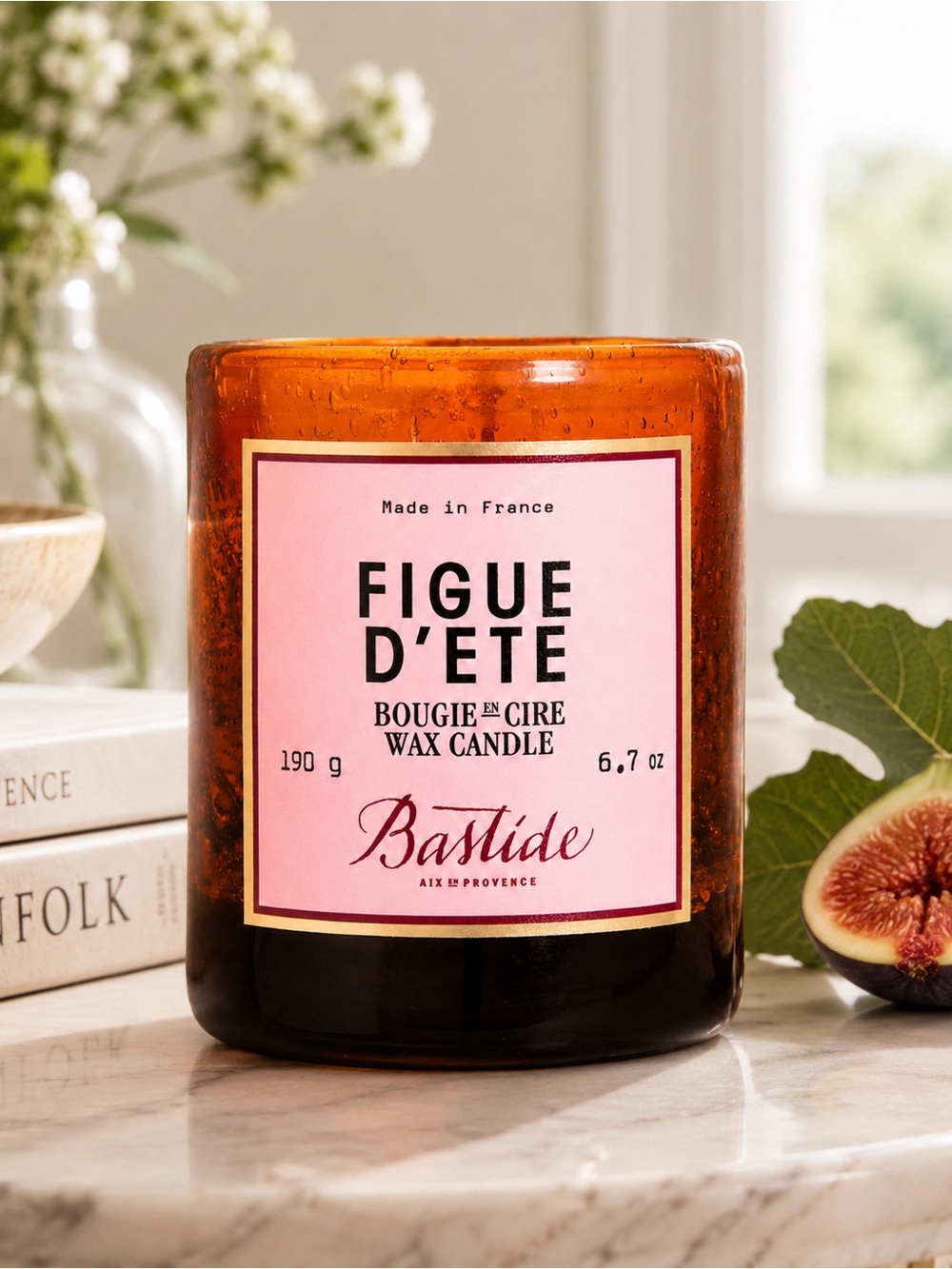 Bastide Figue d’Été Luxury Scented Candle 6.7 oz – New Sealed – Made in France